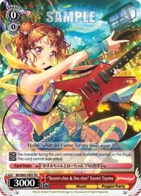 "Kasumi-chan & Haa-chan" Kasumi Toyama - BanG Dream! Girls Band Party! Vol.2 - Weiss Schwarz card