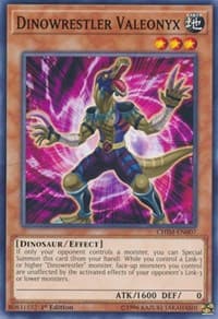 Dinowrestler Valeonyx - Chaos Impact - YuGiOh card