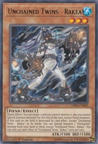 Unchained Twins - Rakea - Chaos Impact - YuGiOh card