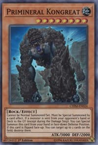 Primineral Kongreat - Chaos Impact - YuGiOh card