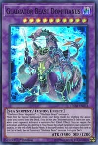 Gladiator Beast Domitianus - Chaos Impact - YuGiOh card