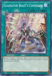 Gladiator Beast's Comeback - Chaos Impact - YuGiOh card