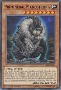 Primineral Mandstrong - Chaos Impact - YuGiOh card