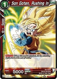 Son Goten, Rushing In - Malicious Machinations - Dragon Ball Super: Masters card