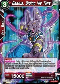 Beerus, Biding His Time - Malicious Machinations - Dragon Ball Super: Masters card