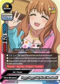 Happy Happy Idol, Kirari Moroboshi - The iDOLM@STER Cinderella Girls Theater - Future Card BuddyFight card