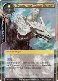 Gwiber, the White Dragon - Alice Origin - Force of Will card