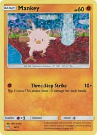 Mankey - McDonald's Promos 2019 - Pokemon card