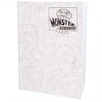 Binder - 9-Pocket Side-Loading Matte - Marble - Monster Protectors Storage Albums - Storage Albums card