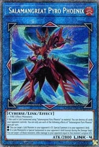 Salamangreat Pyro Phoenix (Starlight Rare) - Chaos Impact - YuGiOh card