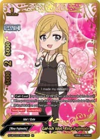 Gal-ish Idol, Rina Fujimoto (IR) - The iDOLM@STER Cinderella Girls Theater - Future Card BuddyFight card