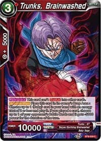 Trunks, Brainwashed - Malicious Machinations - Dragon Ball Super: Masters card