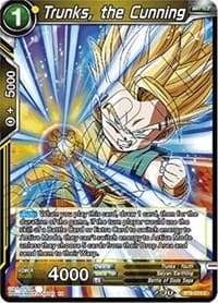 Trunks, the Cunning - Malicious Machinations - Dragon Ball Super: Masters card