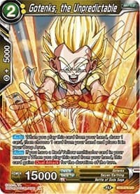 Gotenks, the Unpredictable - Malicious Machinations - Dragon Ball Super: Masters card