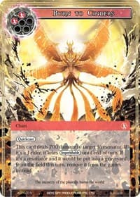 Burn to Cinders - Alice Origin - Force of Will card