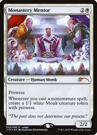 Monastery Mentor - Judge Promos - Magic: The Gathering card