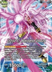 Android 21 // Android 21, Malevolence Unbound - Malicious Machinations - Dragon Ball Super: Masters card