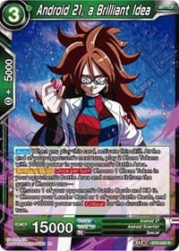 Android 21, a Brilliant Idea - Malicious Machinations - Dragon Ball Super: Masters card