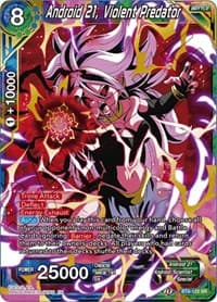 Android 21, Violent Predator - Malicious Machinations - Dragon Ball Super: Masters card