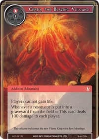 Certo, the Blazing Volcano - Alice Origin - Force of Will card