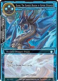 Rahab, The Emperor Dragon of Riptide (Stranger) - Alice Origin - Force of Will card