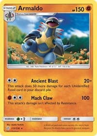 Armaldo - SM - Cosmic Eclipse - Pokemon card