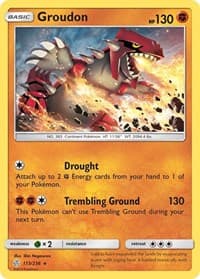 Groudon - SM - Cosmic Eclipse - Pokemon card