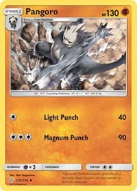 Pangoro - SM - Cosmic Eclipse - Pokemon card