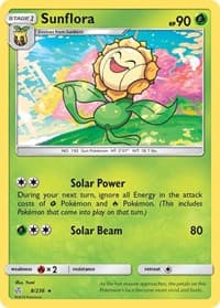 Sunflora - SM - Cosmic Eclipse - Pokemon card
