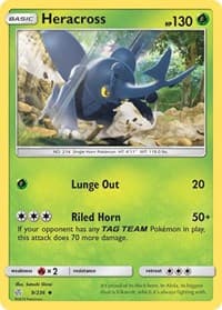 Heracross - SM - Cosmic Eclipse - Pokemon card