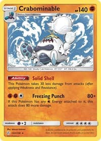 Crabominable - SM - Cosmic Eclipse - Pokemon card
