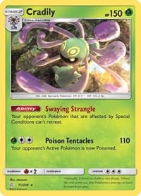 Cradily - SM - Cosmic Eclipse - Pokemon card