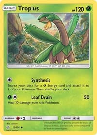Tropius - SM - Cosmic Eclipse - Pokemon card