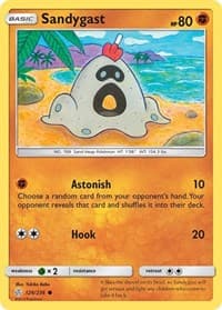 Sandygast - SM - Cosmic Eclipse - Pokemon card