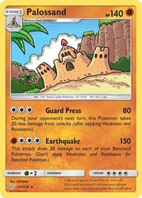Palossand - SM - Cosmic Eclipse - Pokemon card