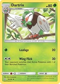 Dartrix - SM - Cosmic Eclipse - Pokemon card