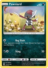 Pawniard - SM - Cosmic Eclipse - Pokemon card