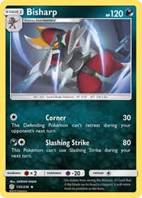 Bisharp - SM - Cosmic Eclipse - Pokemon card