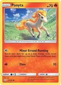 Ponyta - SM - Cosmic Eclipse - Pokemon card