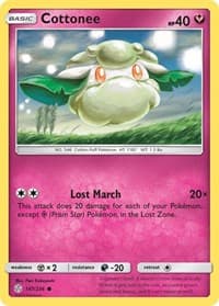 Cottonee - SM - Cosmic Eclipse - Pokemon card