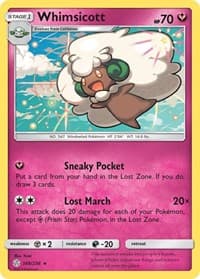 Whimsicott - SM - Cosmic Eclipse - Pokemon card