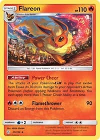 Flareon - SM - Cosmic Eclipse - Pokemon card