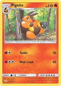 Pignite - SM - Cosmic Eclipse - Pokemon card