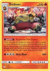 Emboar - SM - Cosmic Eclipse - Pokemon card