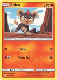 Litleo - SM - Cosmic Eclipse - Pokemon card