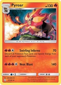 Pyroar - SM - Cosmic Eclipse - Pokemon card