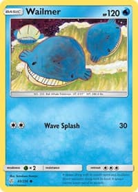 Wailmer - SM - Cosmic Eclipse - Pokemon card