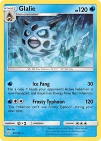 Glalie - SM - Cosmic Eclipse - Pokemon card