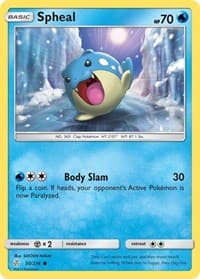 Spheal - SM - Cosmic Eclipse - Pokemon card