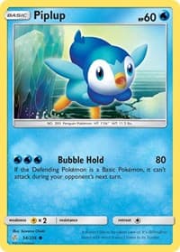 Piplup - SM - Cosmic Eclipse - Pokemon card